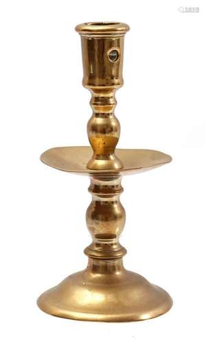 Bronze saucer candlestick