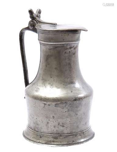 Pewter acorn valve jug