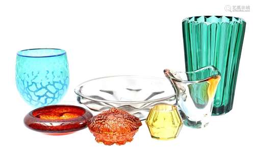 Lot various glass