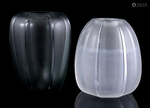 Copier Leerdam glass vases