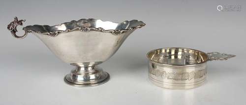 A 20th century sterling silver child's christening bowl of c...