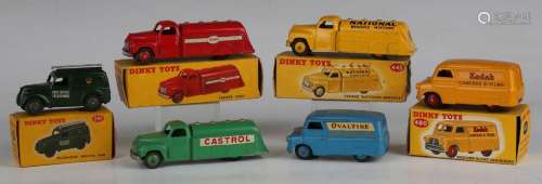 Six Dinky Toys, comprising No. 442 tanker 'Esso', No. 443 ta...