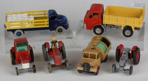 A collection of diecast vehicles and accessories, including ...