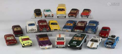 A collection of diecast vehicles, including a Dinky Toys No....