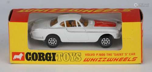 A Corgi Toys Whizzwheels No. 201 Volvo P1800 The Saint's car...