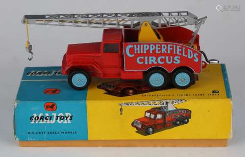 A Corgi Toys Major No. 1121 Chipperfield's Circus crane truc...