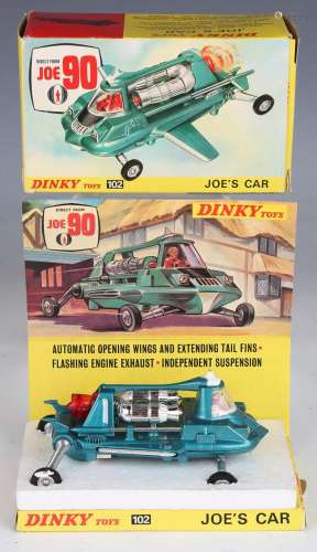 A Dinky Toys No. 102 Joe's Car, boxed with diorama, polystyr...