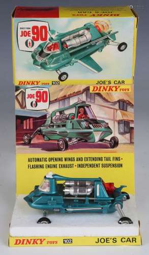 A Dinky Toys No. 102 Joe's Car, boxed with diorama, polystyr...