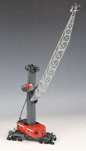 A Conrad Liebherr harbour mobile crane, boxed (box scuffed).