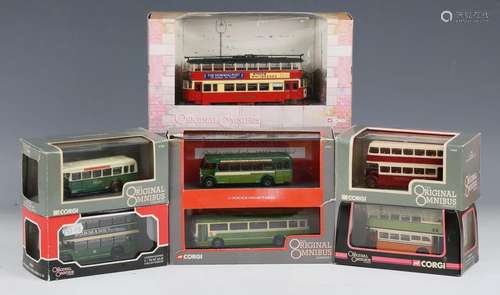 Seventeen Corgi Original Omnibus vehicles, including Southdo...