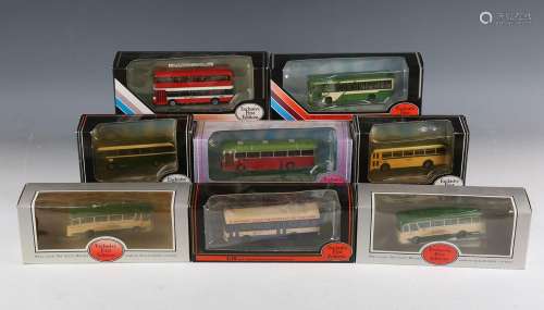 A collection of Exclusive First Editions buses and coaches i...