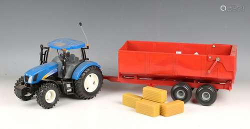 A Britains Big Farm radio control New Holland T6070 tractor ...