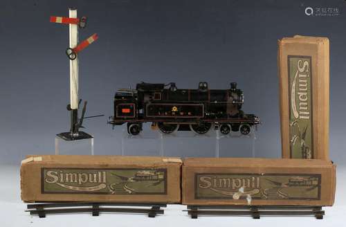 A Bing for Bassett-Lowke gauge 1 spirit-fired 4-4-2 Precurso...