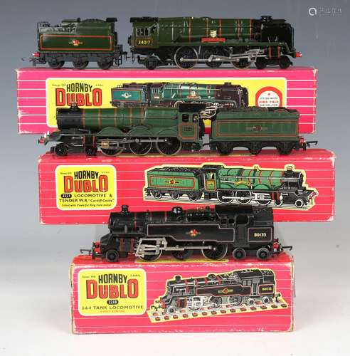 A small collection of Hornby Dublo two and three-rail locomo...