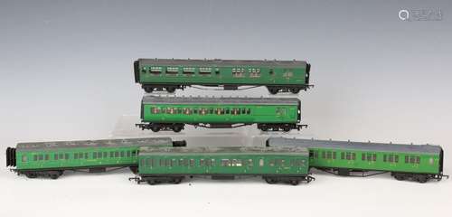 A good collection of gauge OO metal and plastic-bodied coach...