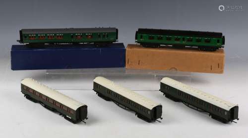 A Lawrence Scale Models kit-built gauge OO Southern 1st clas...