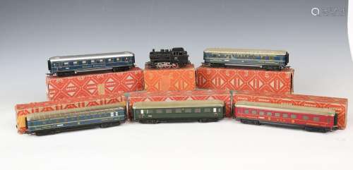 A small collection of Märklin gauge HO railway items, compri...