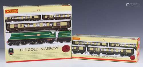 A Hornby gauge OO R.2369 The Golden Arrow train pack and an ...