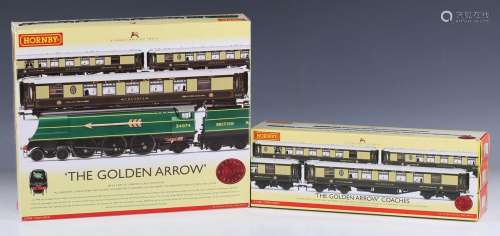 A Hornby gauge OO R.2369 The Golden Arrow train pack and an ...