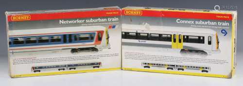 A Hornby gauge OO R.2001A Networker suburban train and an R....