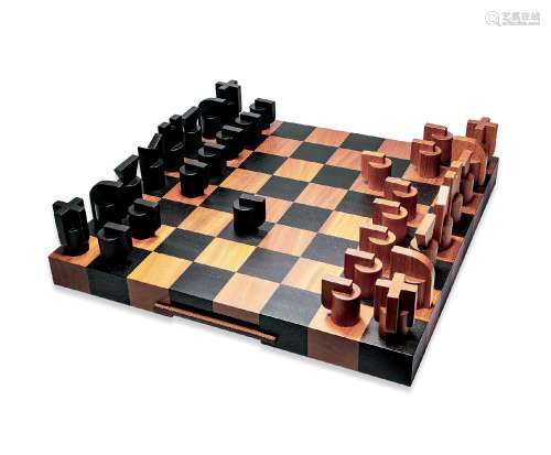 爱马仕 2021 木质 SAMARCANDE 西洋棋一套