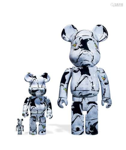 BE@RBRICK 2020 年作 1000%、400% 及 100% 掷花者（一组三件）