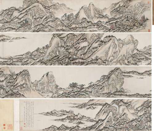 萧云从 (1596-1673) 溪山无尽