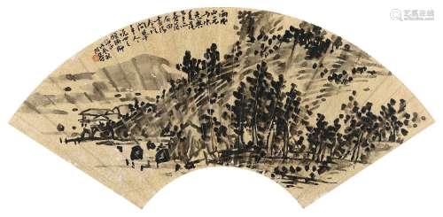 潘天寿(1897-1971) 雨后山景