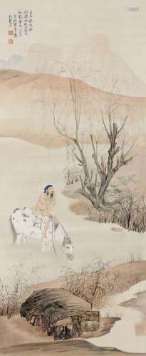 张善孖 (1882-1940) 沐马图