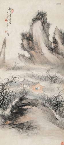 陈树人(1884-1948) 梅花书屋图