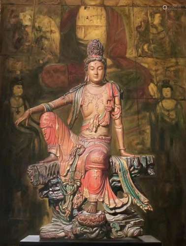 Dunhuang, Oil Painting, Kang Seung-ryeol