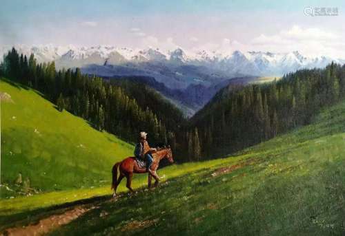 Valley, Oil Painting, Kim Nam-hyuk