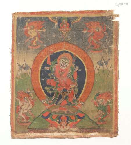 Buddha Image Thangka, Ming Dynasty