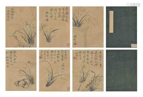 Album of Bamboo, Rocks and Flowers, Zheng Banqiao