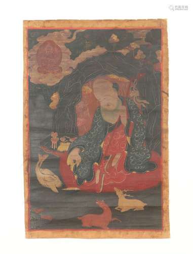 Buddha Image Thangka, Ming Dynasty