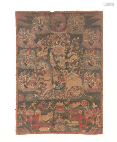 Buddha Image Thangka, Ming Dynasty