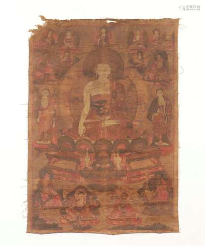 Buddha Image Thangka, Ming Dynasty