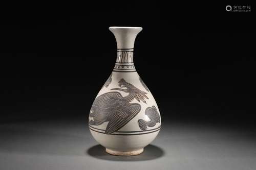 Cizhou Kiln Pear-shaped Vase