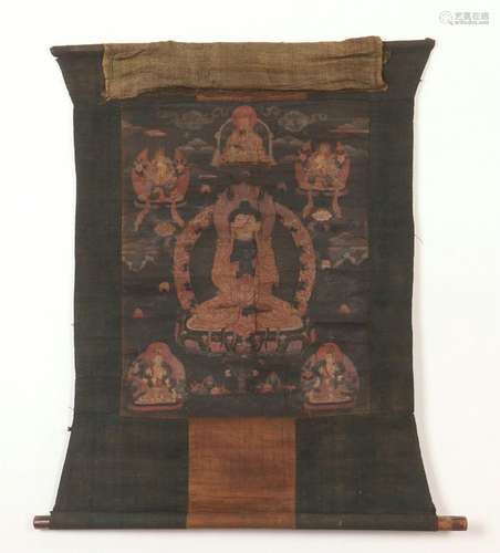 Buddha Image Thangka, Ming Dynasty