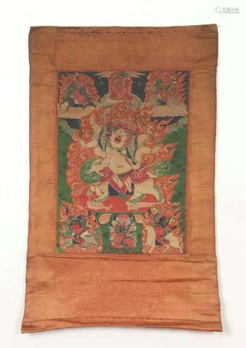 Buddha Image Thangka, Ming Dynasty