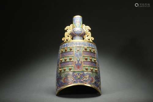 Chinese Cloisonne Chime, Qing Dynasty