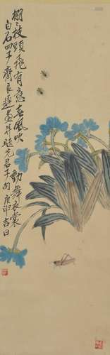 Flowers and Grass, Qi Liangchi