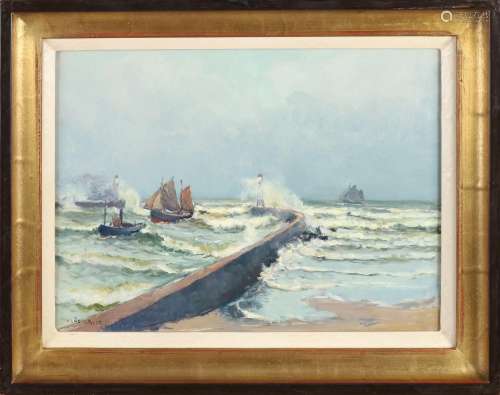 Henk Dekker, Ships at harbor mouth