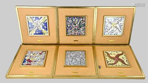 Series Salvador Dali tiles (6x)