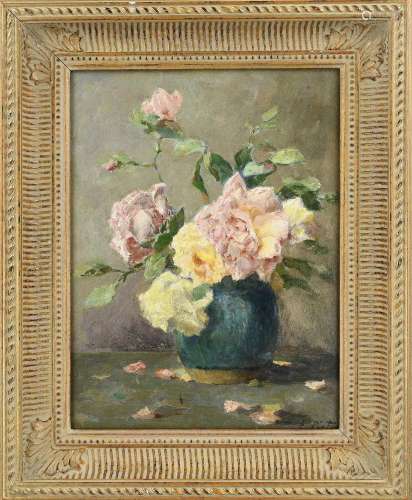 Evert Pieters, Ginger jar with roses