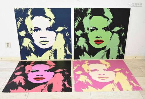 4x To Andy Warhol, Brigitte Bardot