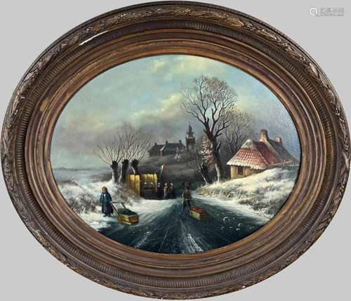 LJ Klein, Dutch winter view