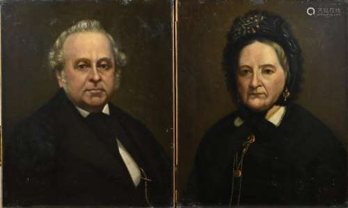 V. Lens, Two portraits (couple )