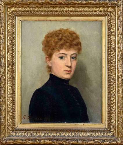 G. Burger, Woman's portrait