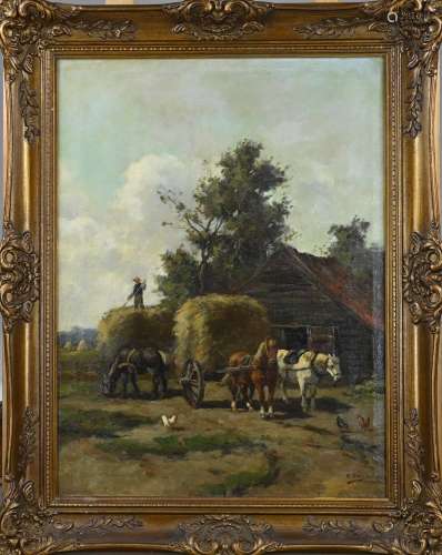 C. Verschuur, Farm Worker with Harvestman